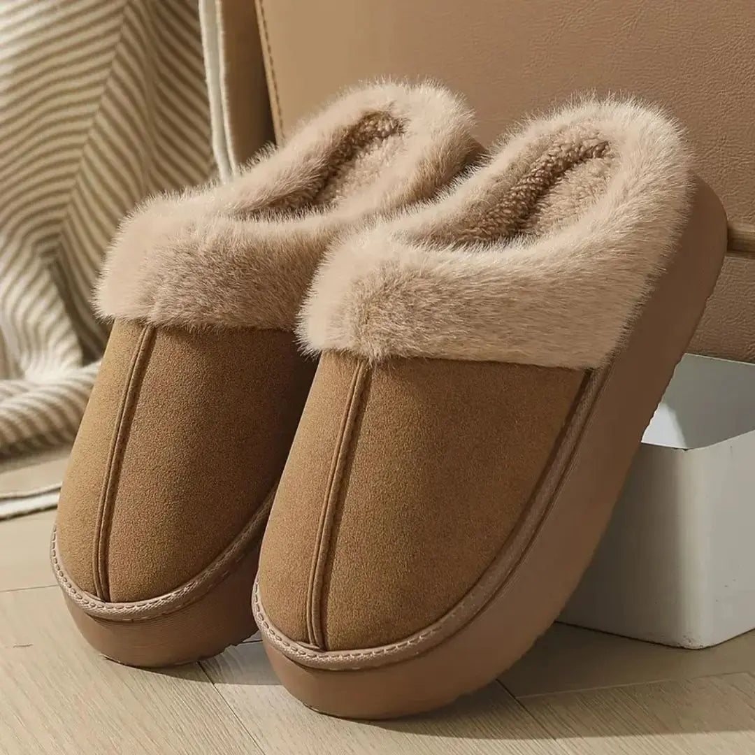 Nerina Women's Plush Slip-On Slippers