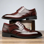 Ashworth Men's Cambridge Leather Brogue Dress Shoes