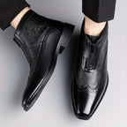 Belmont Men's Ostrich Leather Boots