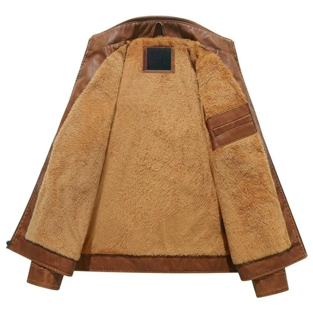 Fleece Biker Jacket