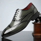 Ashworth Men's Cambridge Leather Brogue Dress Shoes