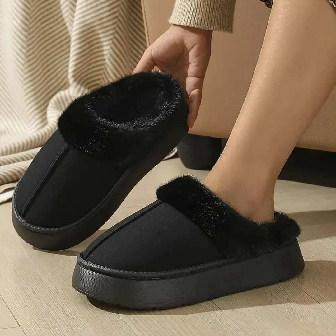 Nerina Women's Plush Slip-On Slippers