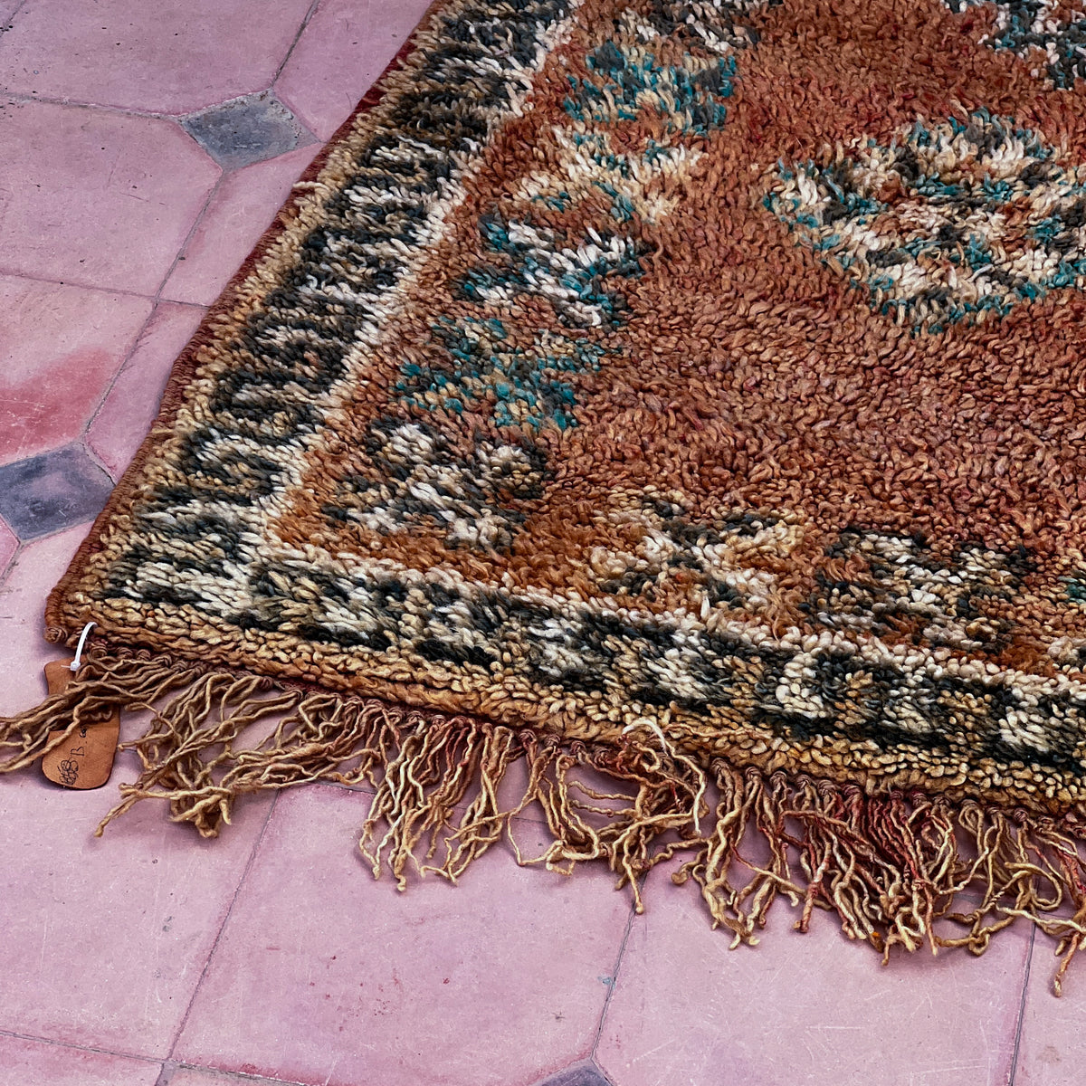 Vintage boujaad Rug 9.19 ft × 5.91 ft