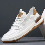 Lusso Italiana Men's Genuine Leather Sneakers