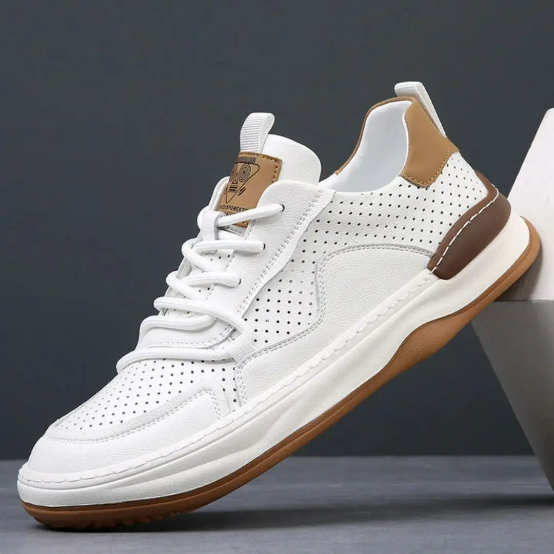 Lusso Italiana Men's Genuine Leather Sneakers