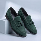 Castellan Men's Suede Tassel Flats