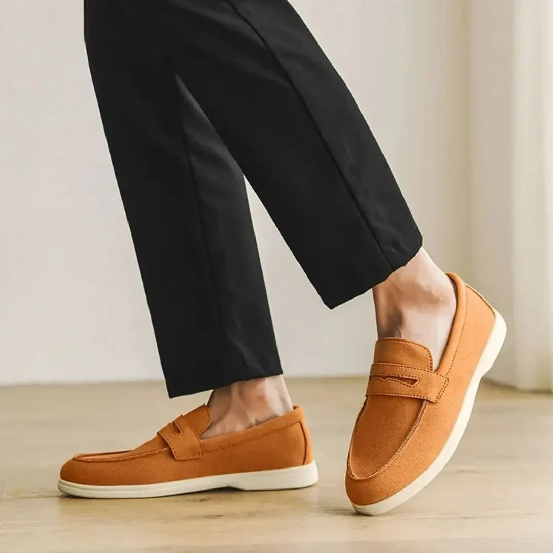 Elio Bay Men's Suede Loafers