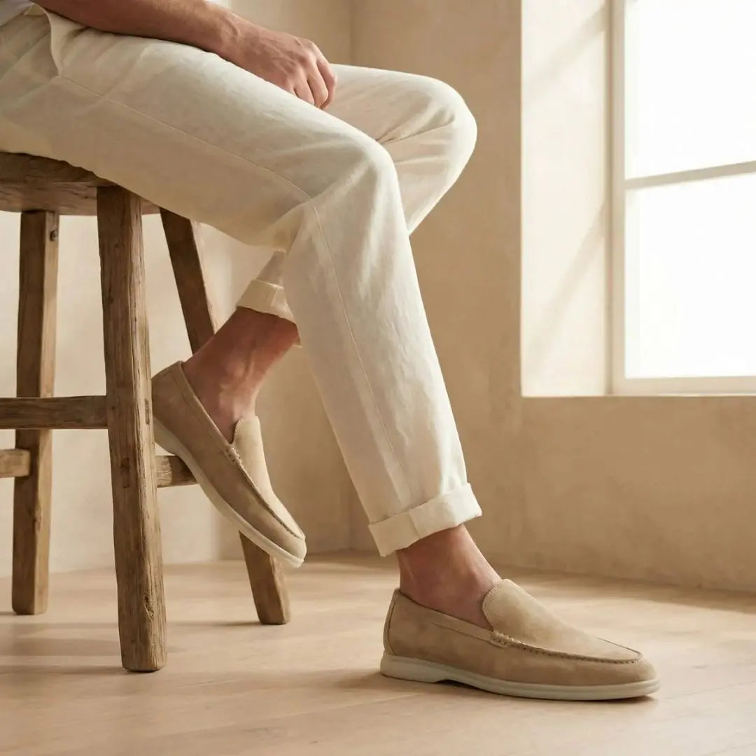Enzo Men's Suede Loafers