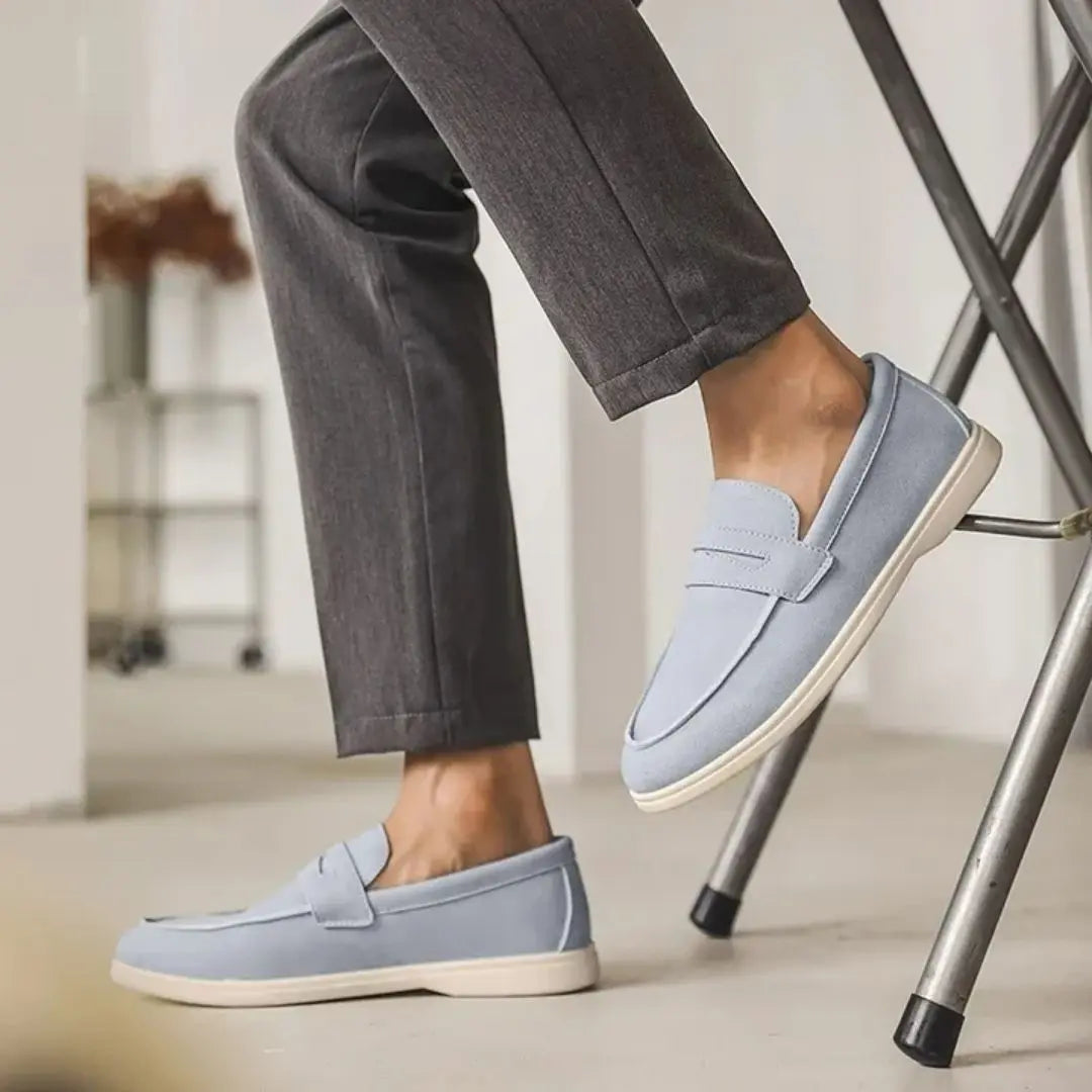 Elio Bay Men's Suede Loafers