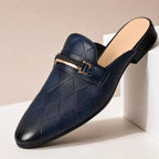 Giancarlo Men's Genuine Leather Horsebit Mules