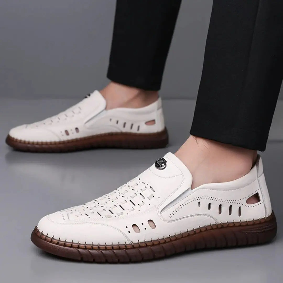 Carver Men's Genuine Leather Loafers