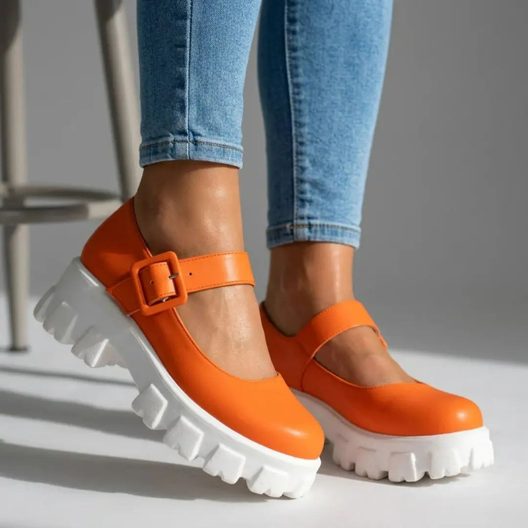 Shyanne Women's Retro Platform Mary Jane Shoes
