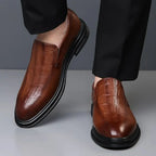 Giorgio Men's Leather Brogue Loafers