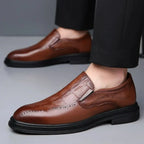 Giorgio Men's Leather Brogue Loafers