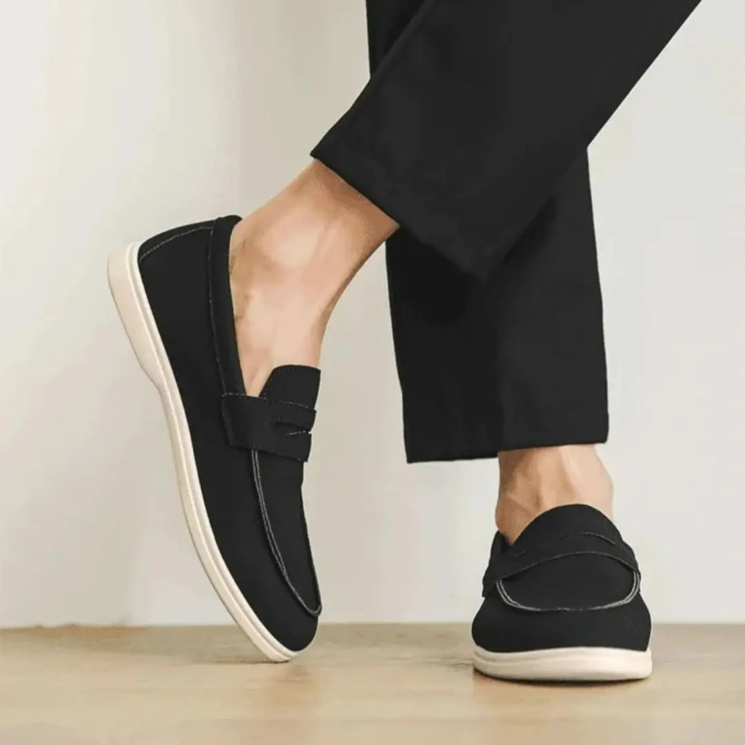 Elio Bay Men's Suede Loafers