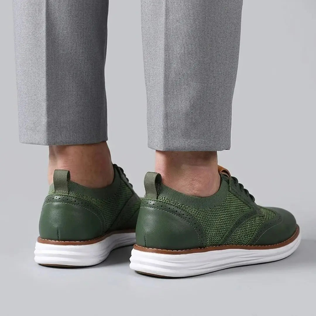 Hudson Men's Brogue Hybrid Knit Sneakers