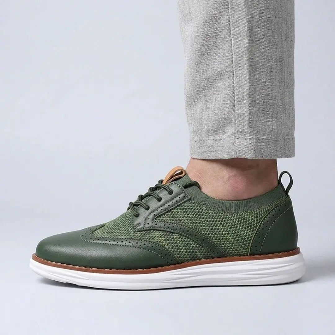 Hudson Men's Brogue Hybrid Knit Sneakers