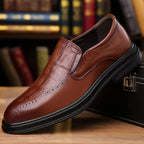 Giorgio Men's Leather Brogue Loafers