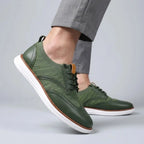 Hudson Men's Brogue Hybrid Knit Sneakers