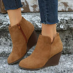 Hallow Women's Platform Ankle Boots