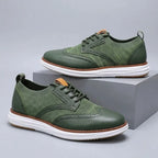 Hudson Men's Brogue Hybrid Knit Sneakers