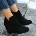 Hallow Women's Platform Ankle Boots