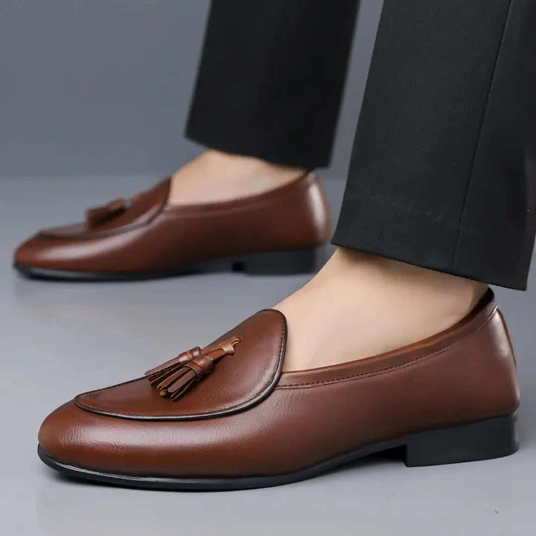 Vittorio Men's Tassel Leather Loafers