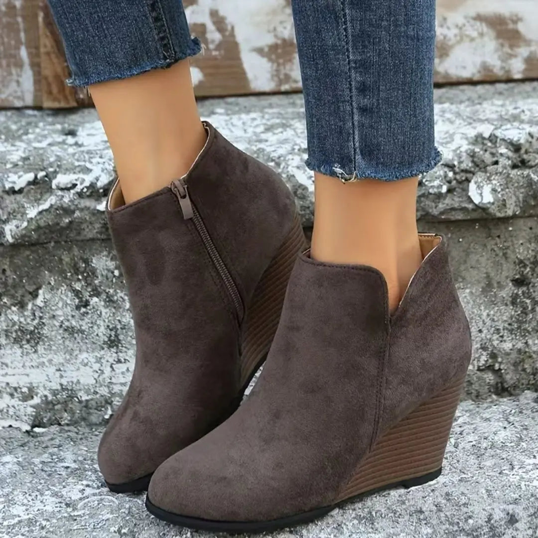 Hallow Women's Platform Ankle Boots
