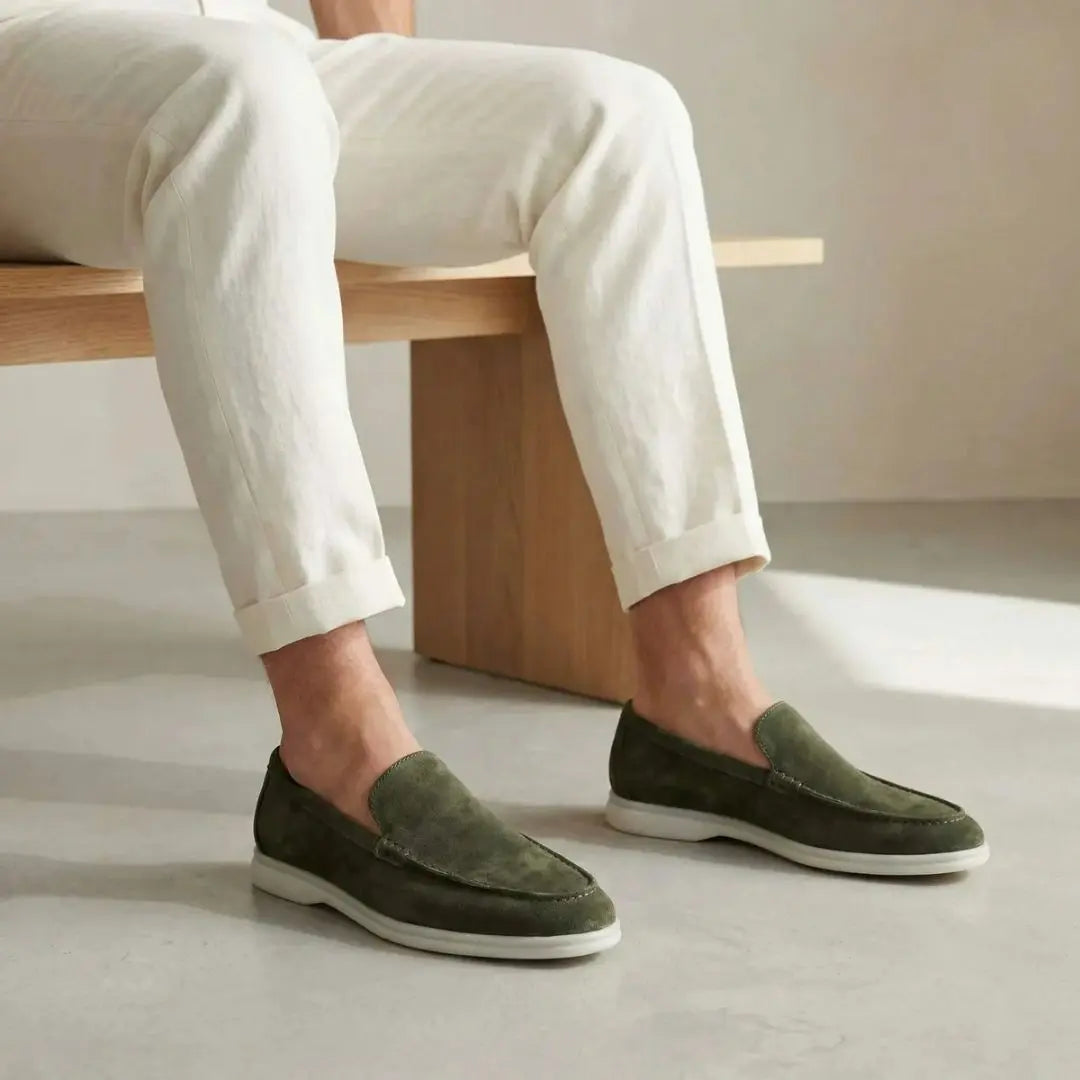 Enzo Men's Suede Loafers