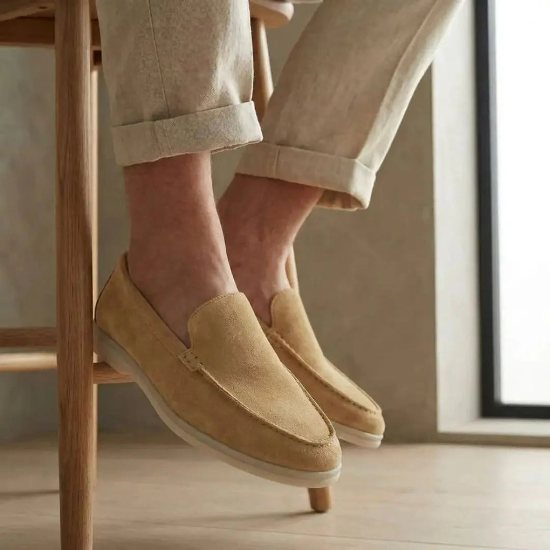 Enzo Men's Suede Loafers