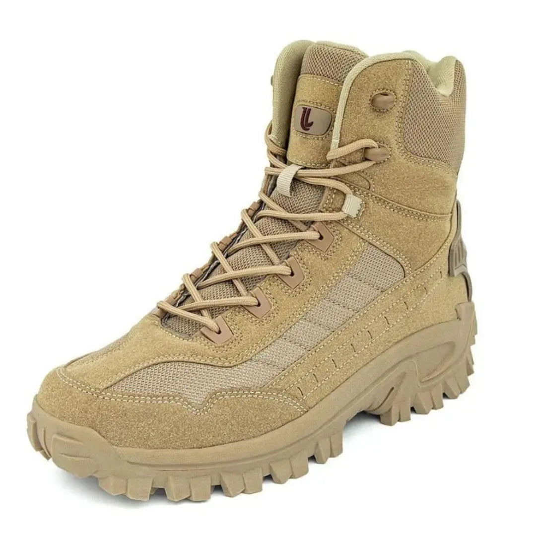 LUSINN Men's IronStep Waterproof Side-Zip Work Boots