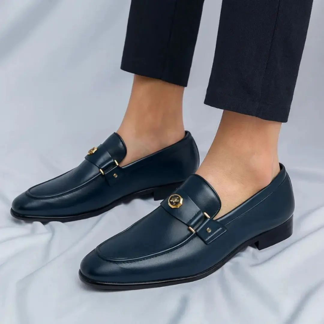 Lusano Men's Italian Leather Loafers