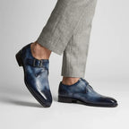 Brenton Men's Wingtip Single Monk Strap Dress Shoes