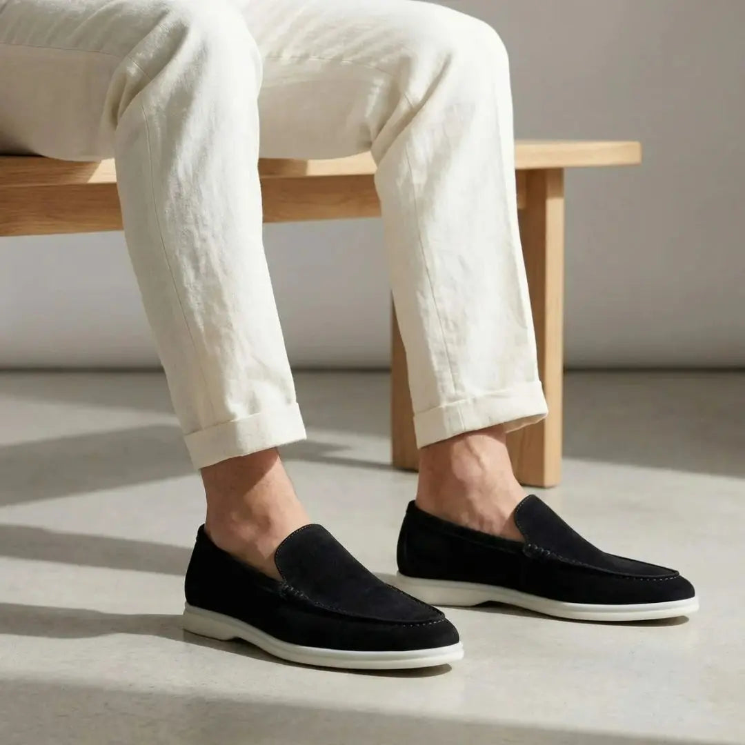Enzo Men's Suede Loafers