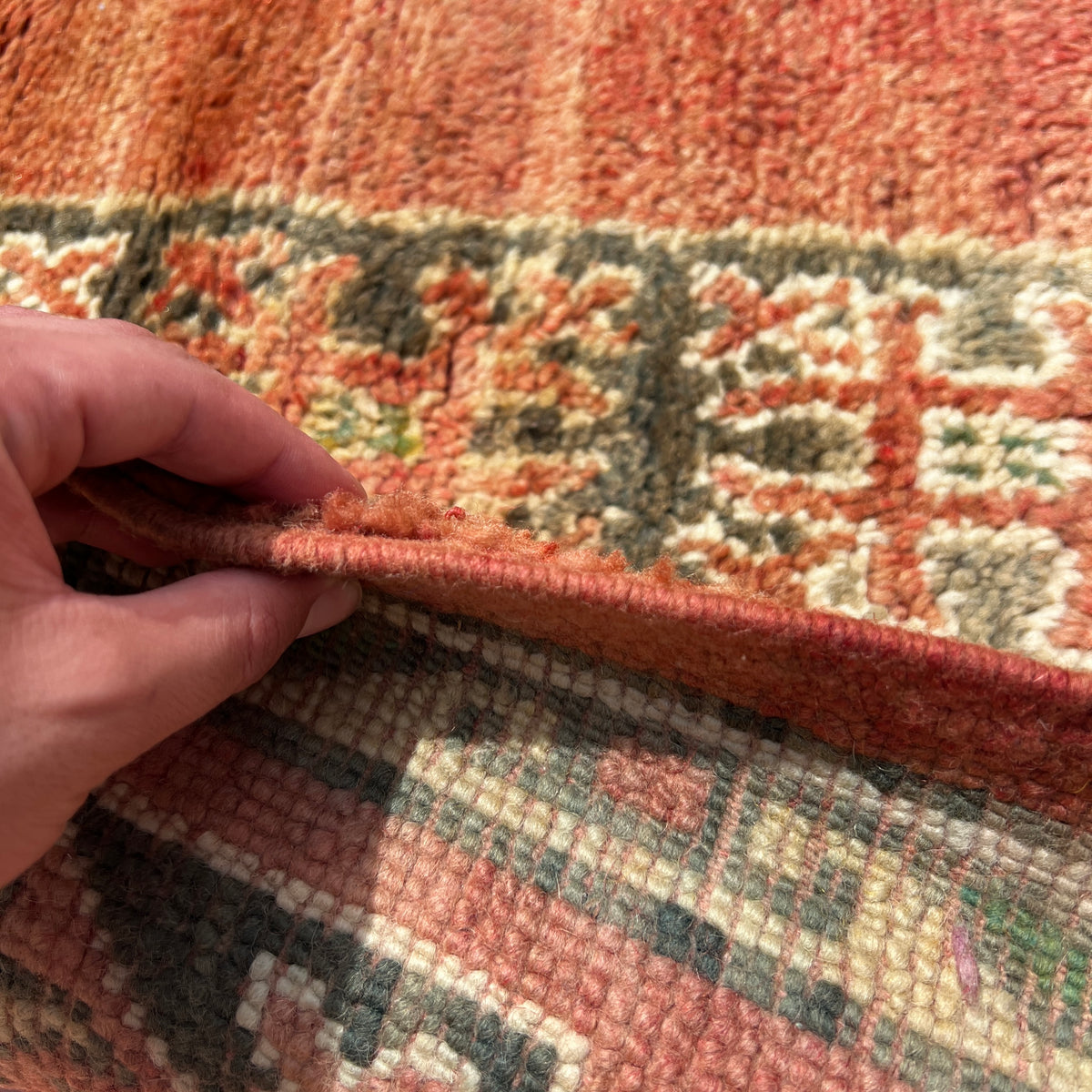 Vintage Boujaad Rug 13.5 X 6.7Ft