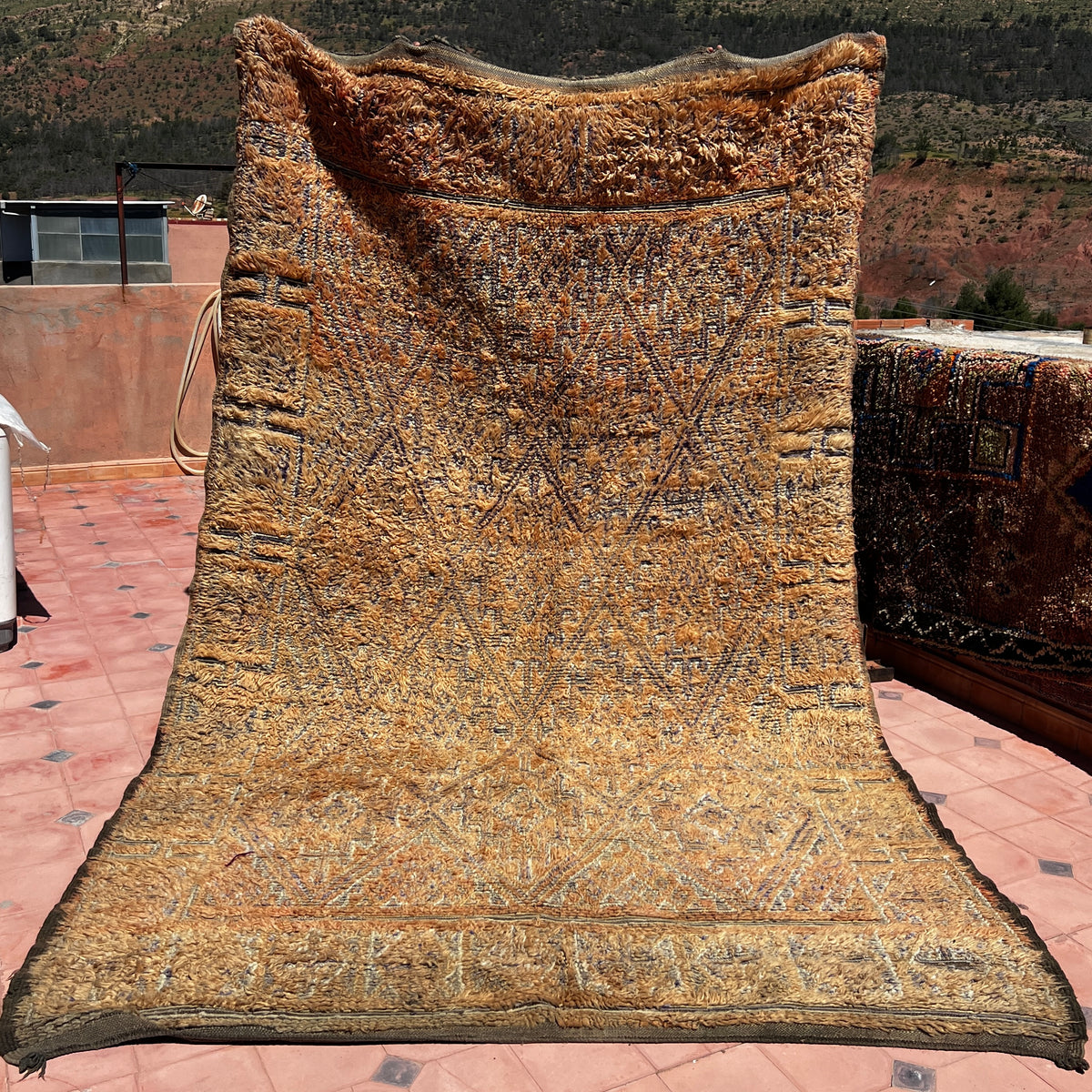 Vintage Beni Mguild Rug 11 x 6.2ft
