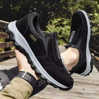 Men's Waterproof Slip-On Walking Shoes with Arch Support