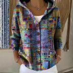 Women's Breathable Hooded Button-Front Cardigan