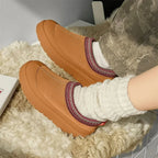 Kmaugg Suede Sherpa-Lined Slip-On Sneakers