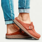 Bellamie Women's Suede Buckle Mules