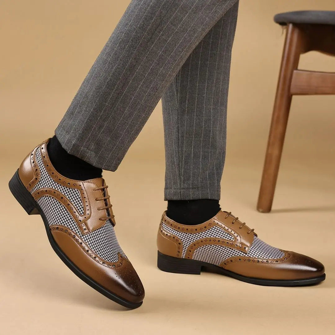 Ashford Men's Wingtip Brogue Oxford Shoes
