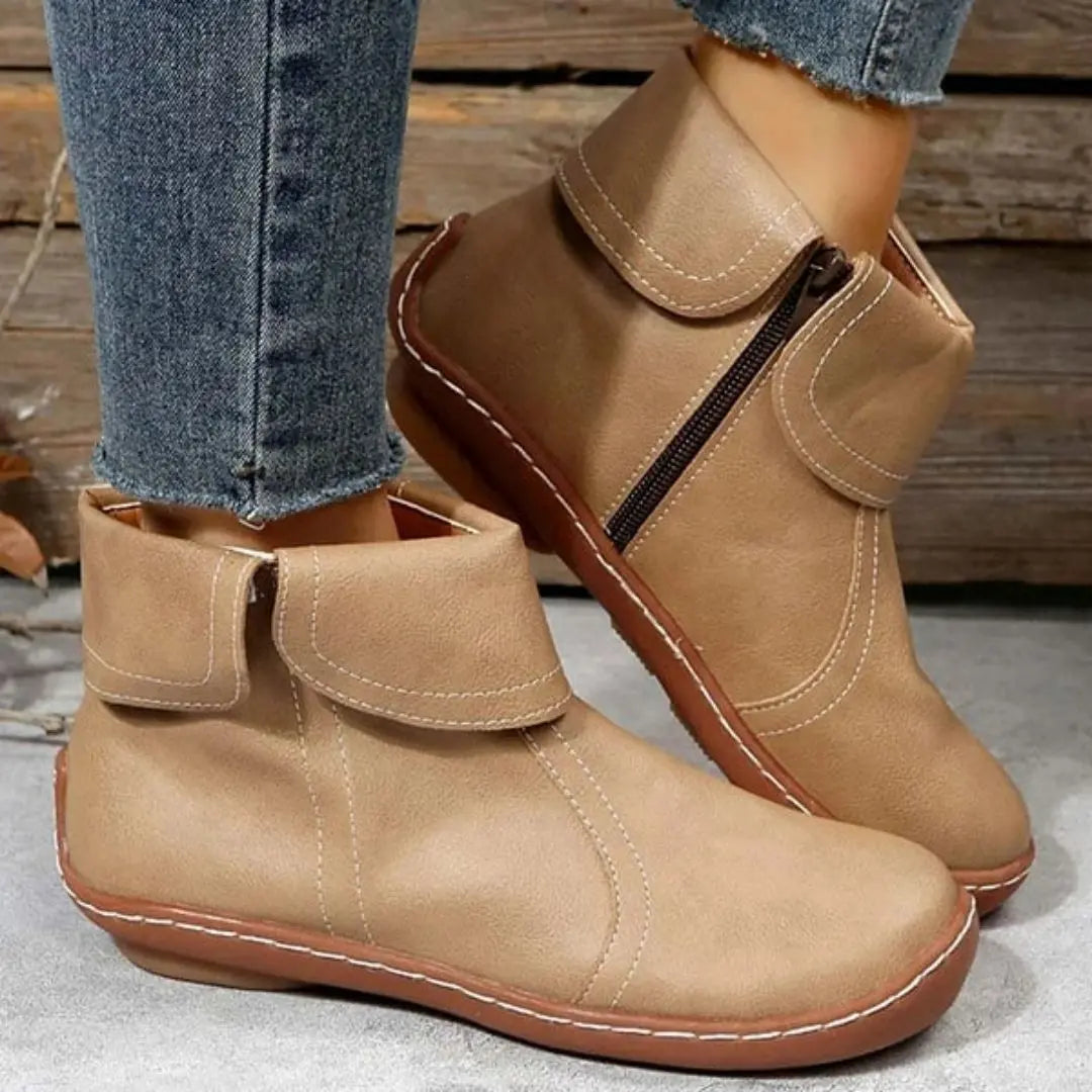 Women's Classic Non-Slip Ankle Boots with Arch Support