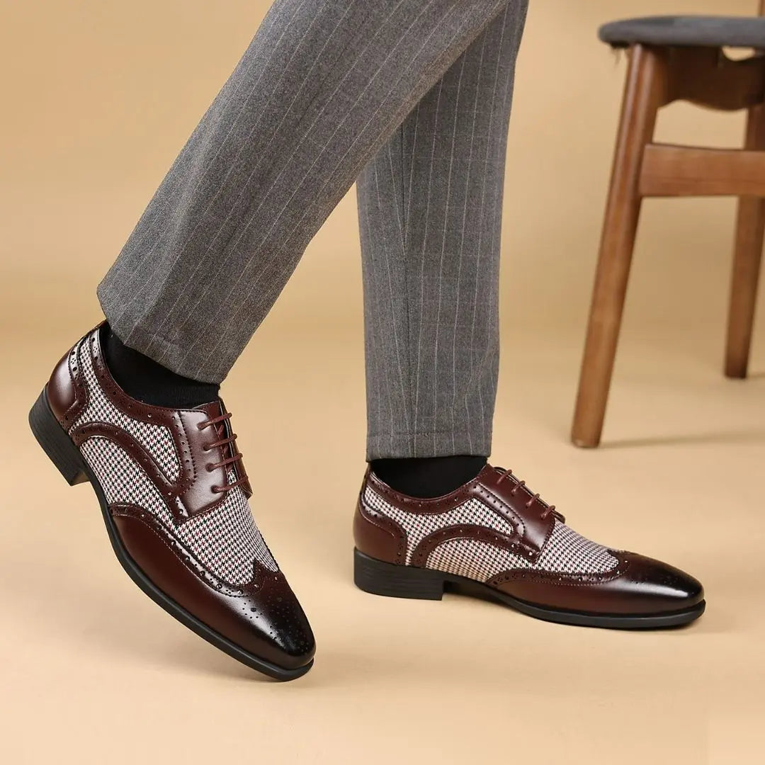 Ashford Men's Wingtip Brogue Oxford Shoes
