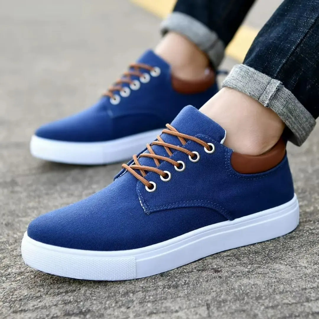 Avignon Men's Canvas Low-Top Sneakers