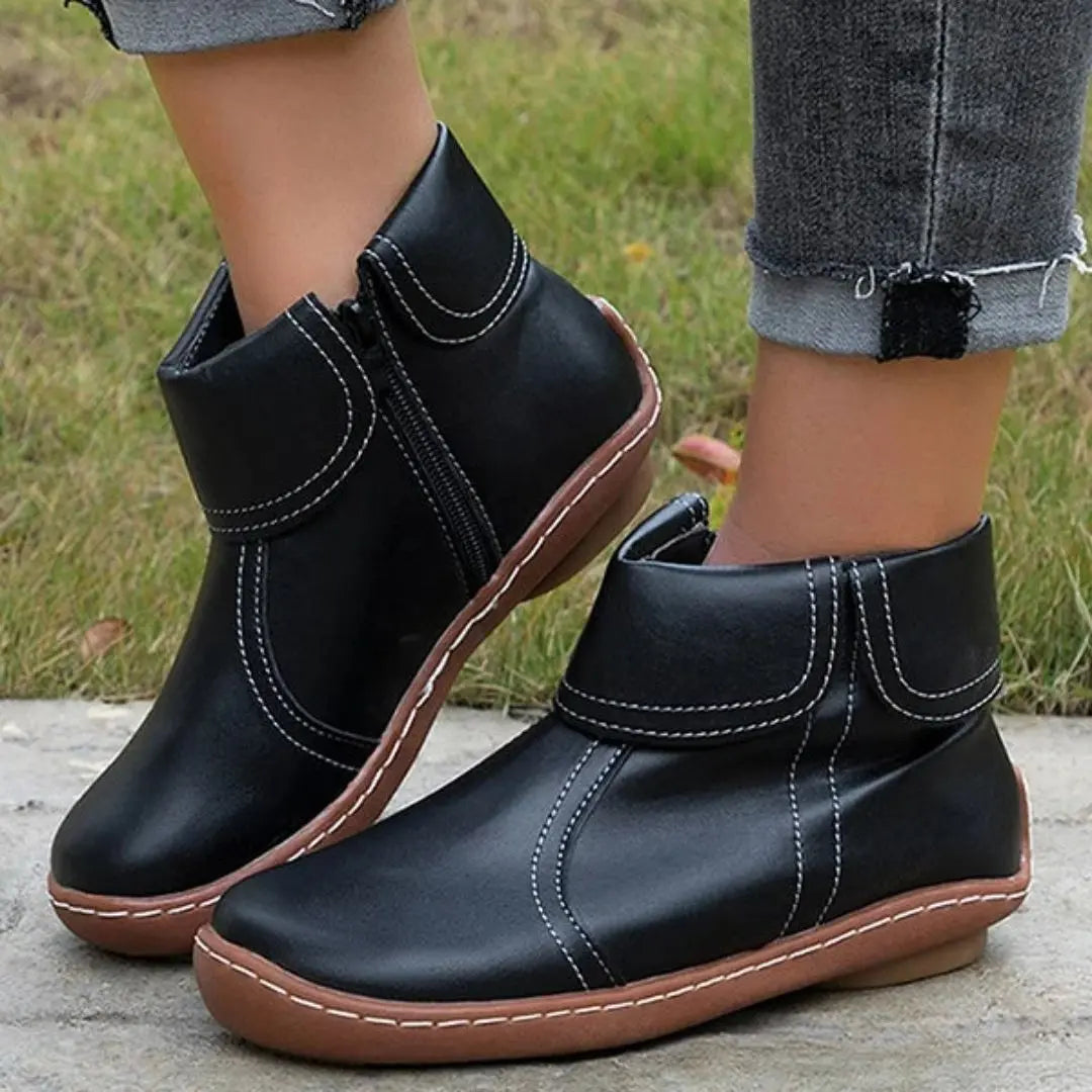 Women's Classic Non-Slip Ankle Boots with Arch Support