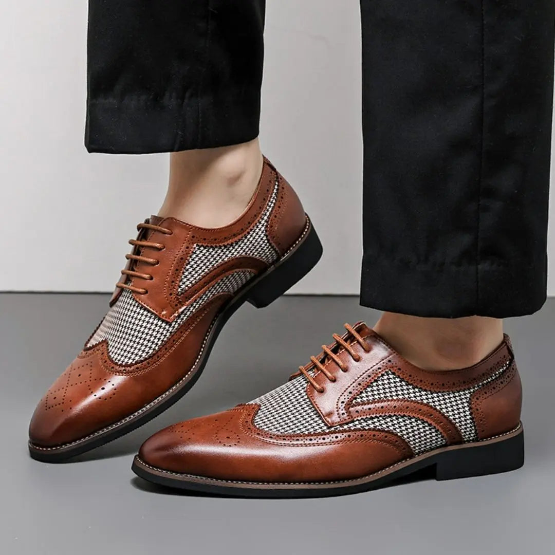 Ashford Men's Wingtip Brogue Oxford Shoes
