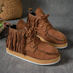 Women's Leather Chelsea Ankle Boots with Wedge Sole