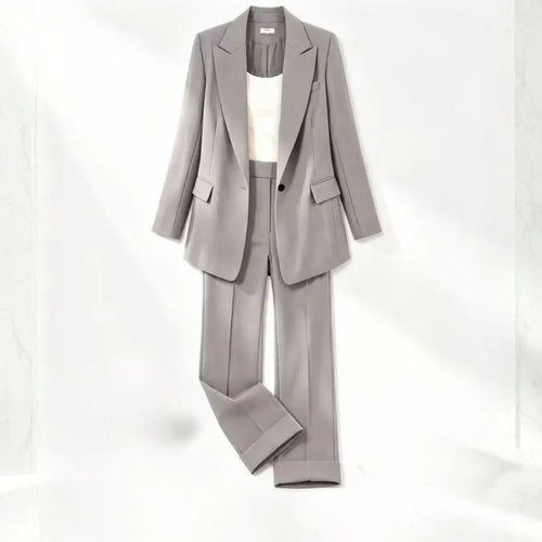 Ava - Women's Chic Two-Piece Blazer & Trouser Set