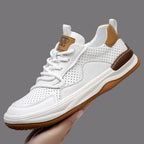 Lusso Italiana Men's Genuine Leather Sneakers