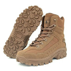 LUSINN Men's IronStep Waterproof Side-Zip Work Boots